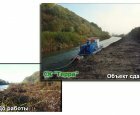 очистка канала гидроэлектростанции